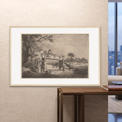 Orlonzo - FRAMED PRINT WOOD 150100cm6040 ROOM