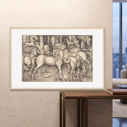 Orlonzo - FRAMED PRINT WOOD 150100cm6040 ROOM