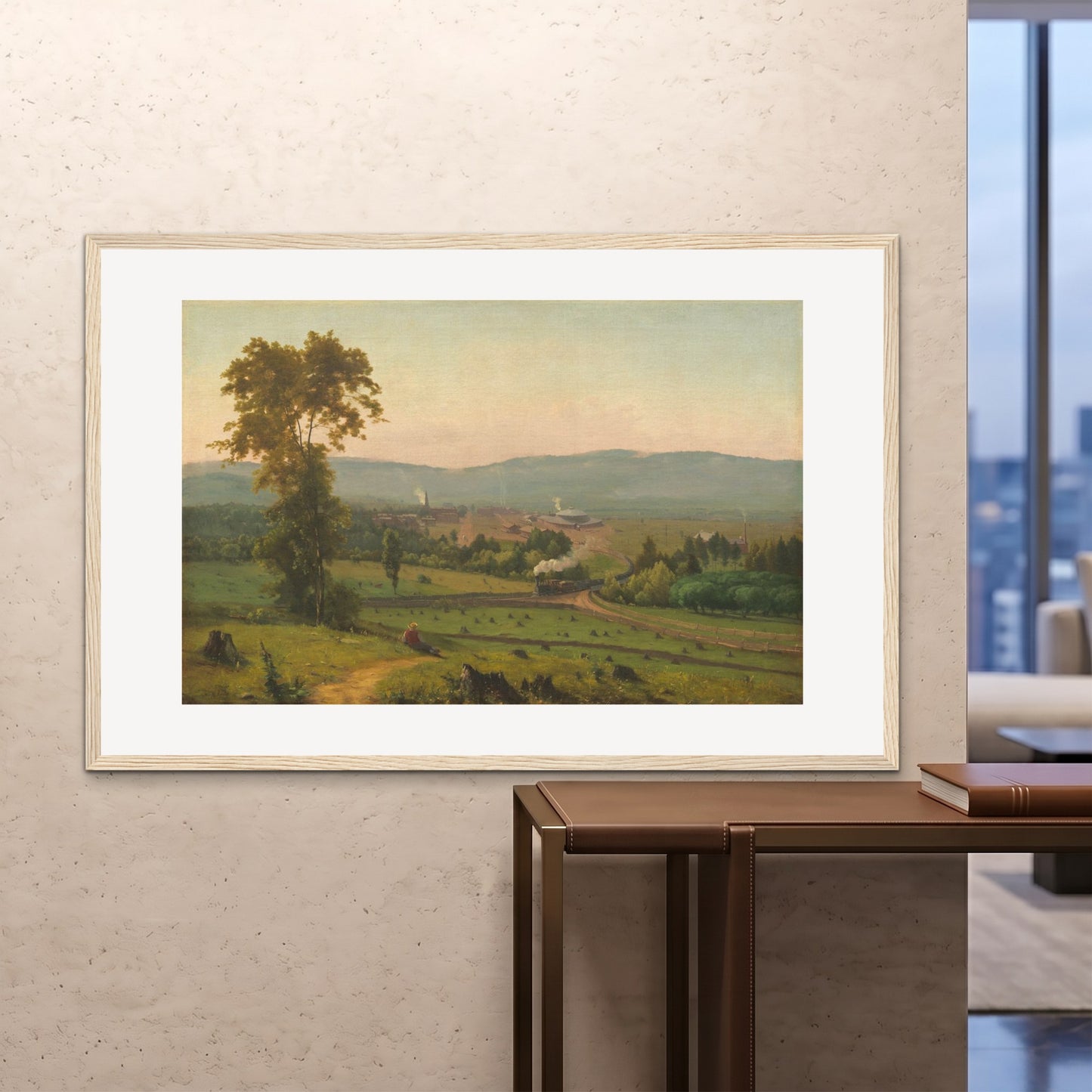 Orlonzo - FRAMED PRINT WOOD 150100cm6040 ROOM