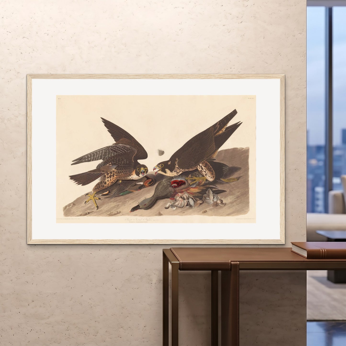 Orlonzo - FRAMED PRINT WOOD 150100cm6040 ROOM