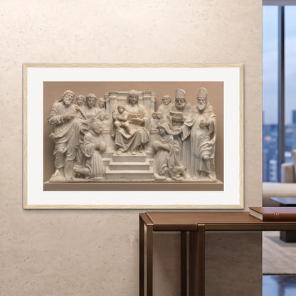 Orlonzo - FRAMED PRINT WOOD 150100cm6040 ROOM