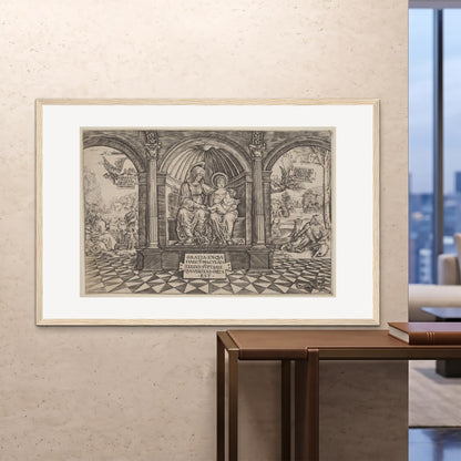Orlonzo - FRAMED PRINT WOOD 150100cm6040 ROOM