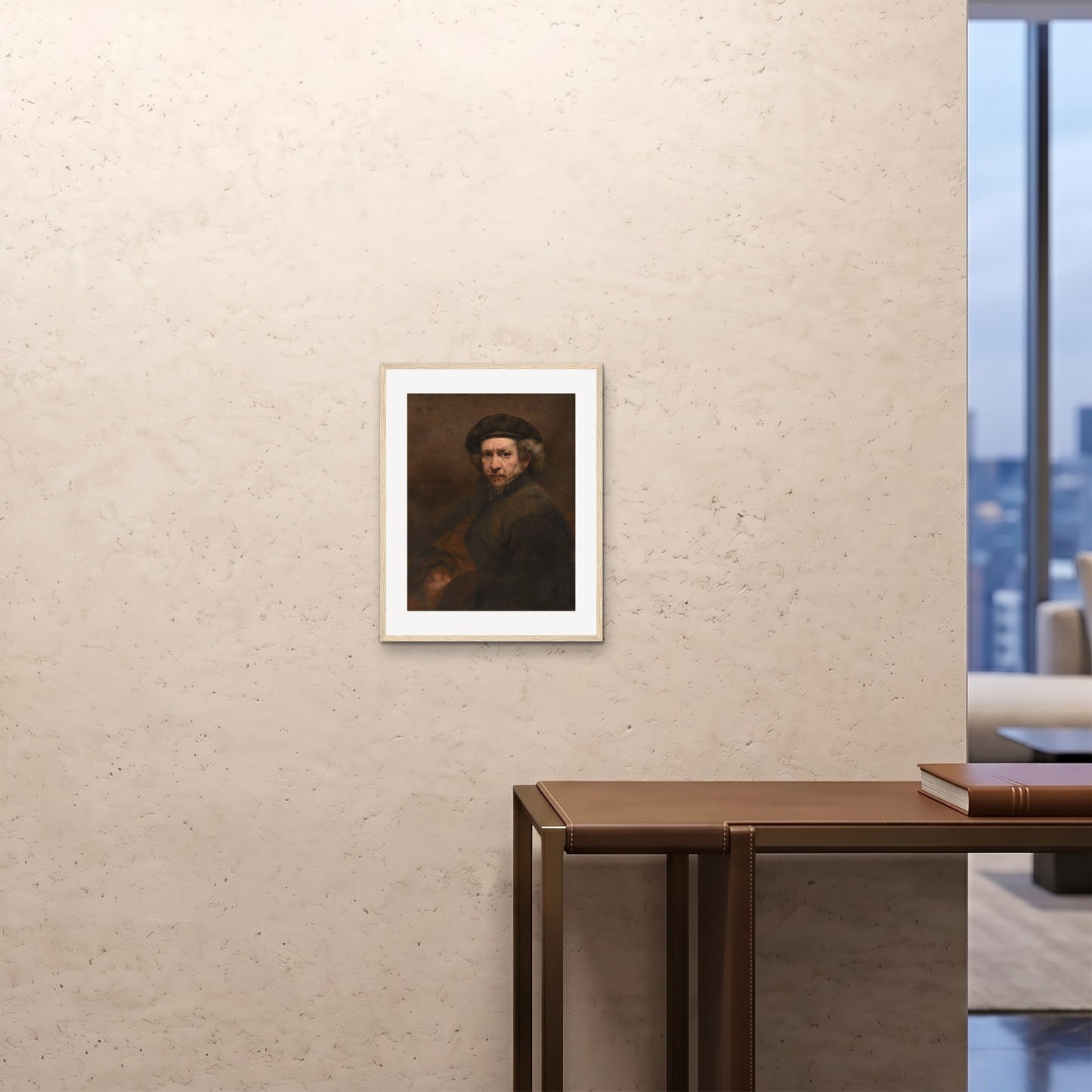 Orlonzo - FRAMED PRINT WOOD 16x2040x50cm ROOM
