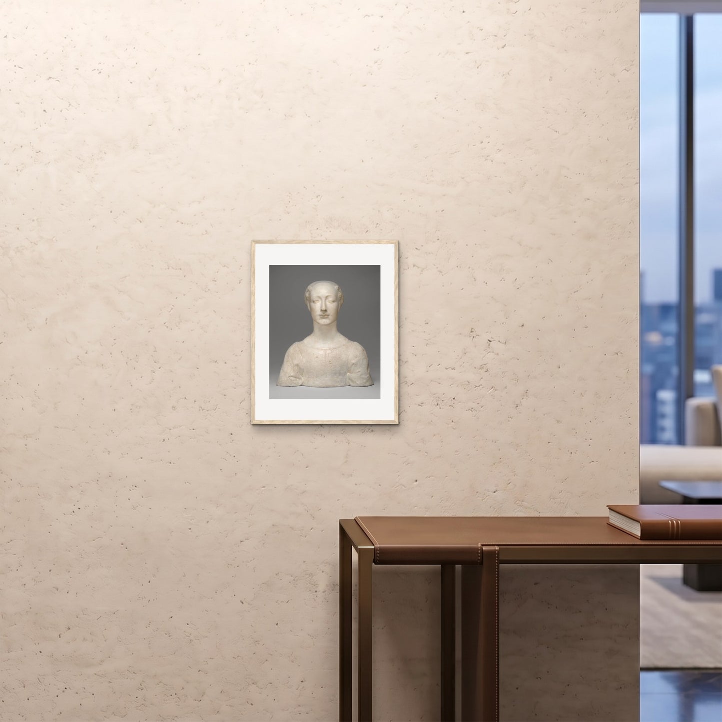 Orlonzo - FRAMED PRINT WOOD 16x2040x50cm ROOM