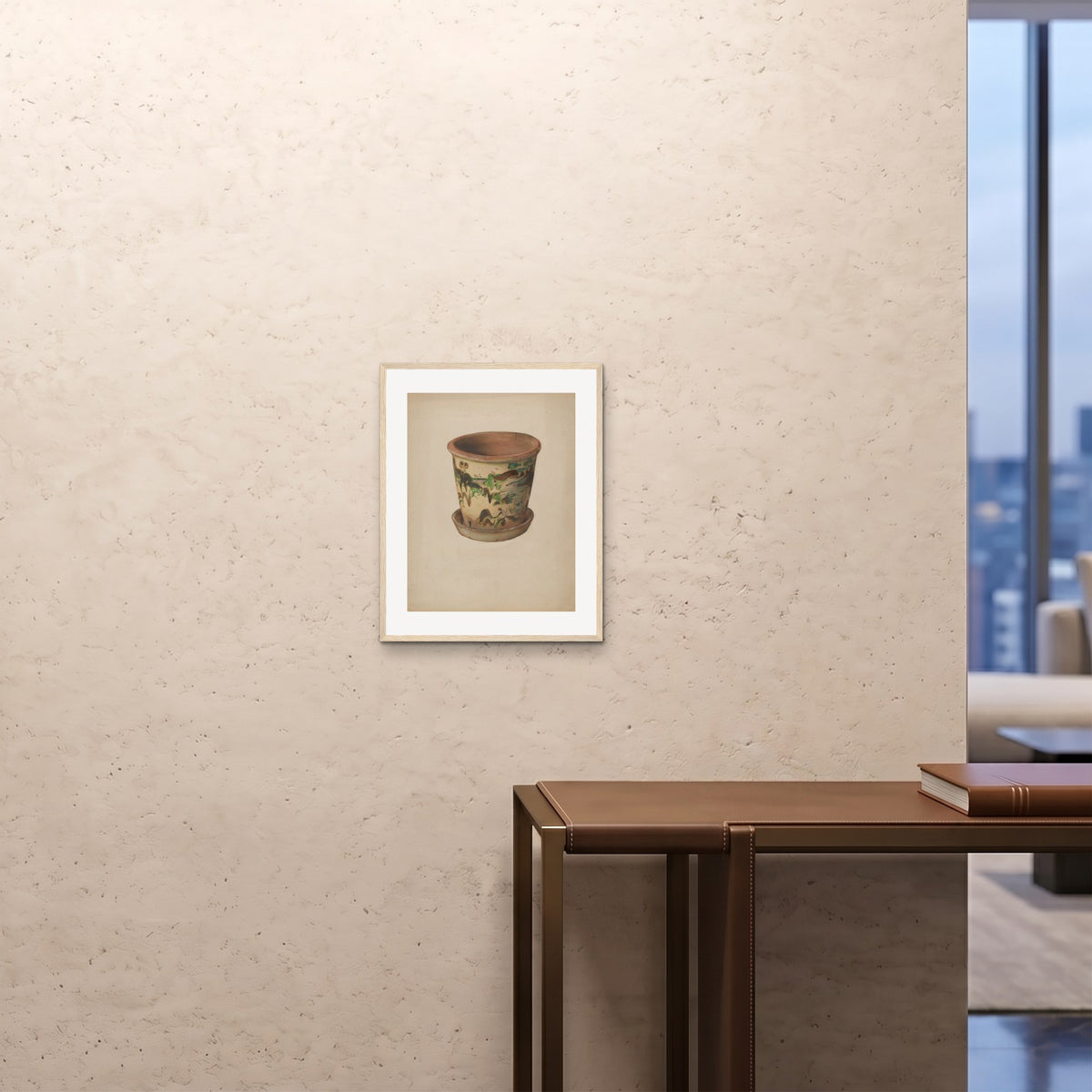 Orlonzo - FRAMED PRINT WOOD 16x2040x50cm ROOM