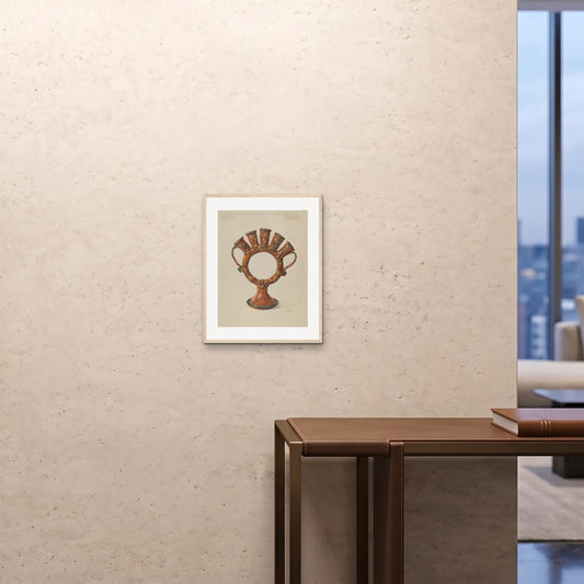 Orlonzo - FRAMED PRINT WOOD 16x2040x50cm ROOM