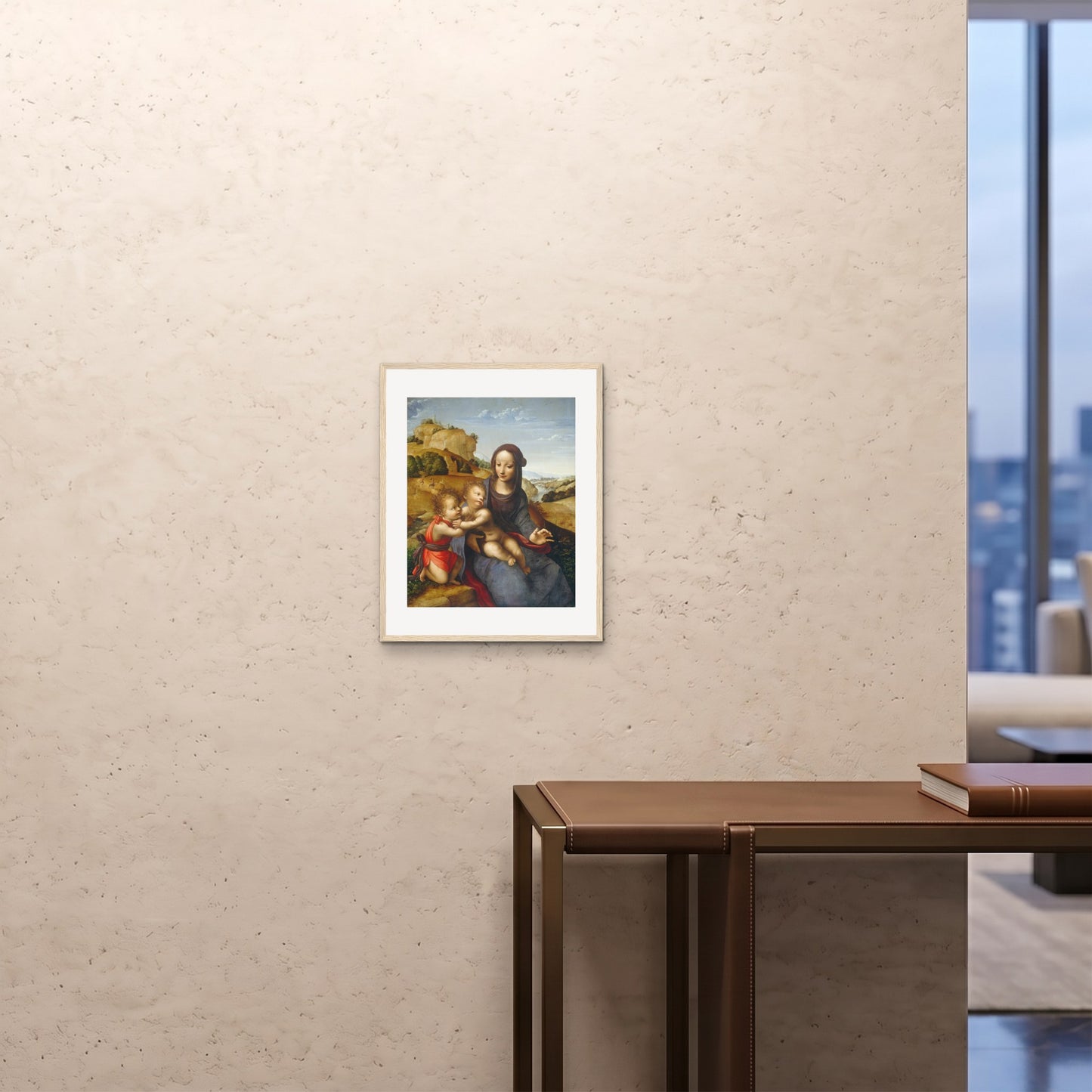 Orlonzo - FRAMED PRINT WOOD 16x2040x50cm ROOM