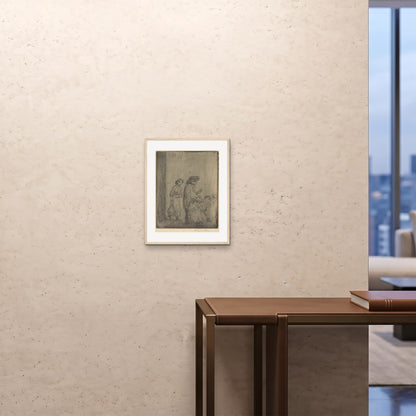 Orlonzo - FRAMED PRINT WOOD 16x2040x50cm ROOM