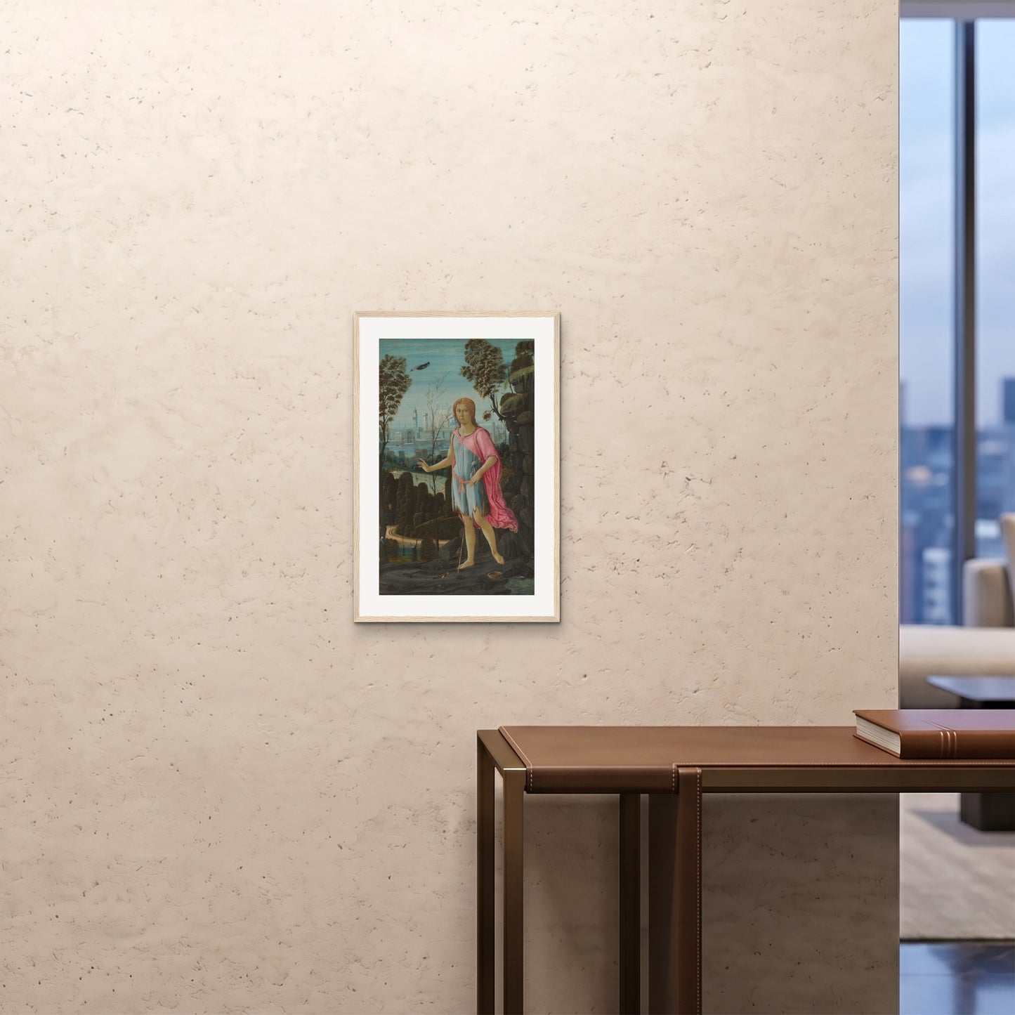Orlonzo - FRAMED PRINT WOOD 16x2440x60cm ROOM