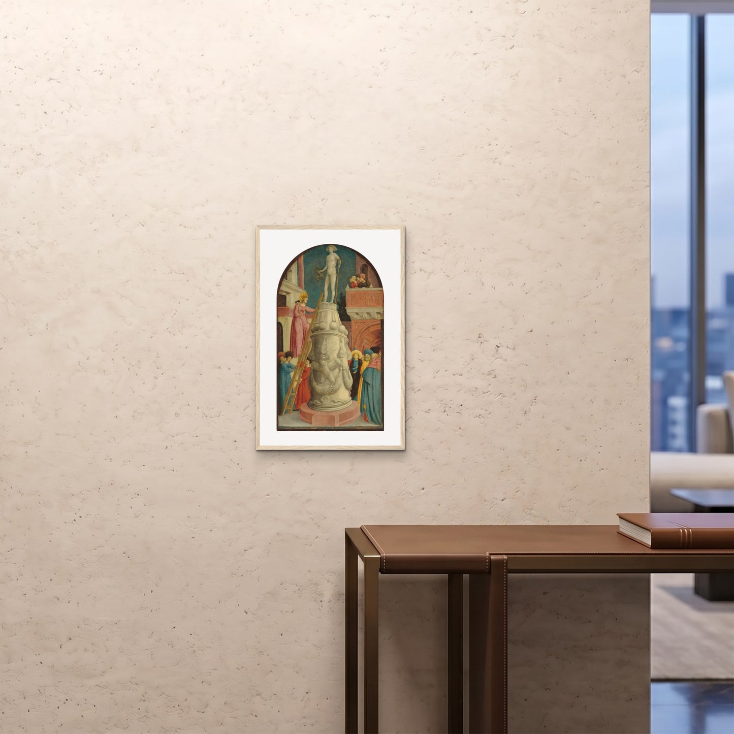 Orlonzo - FRAMED PRINT WOOD 16x2440x60cm ROOM