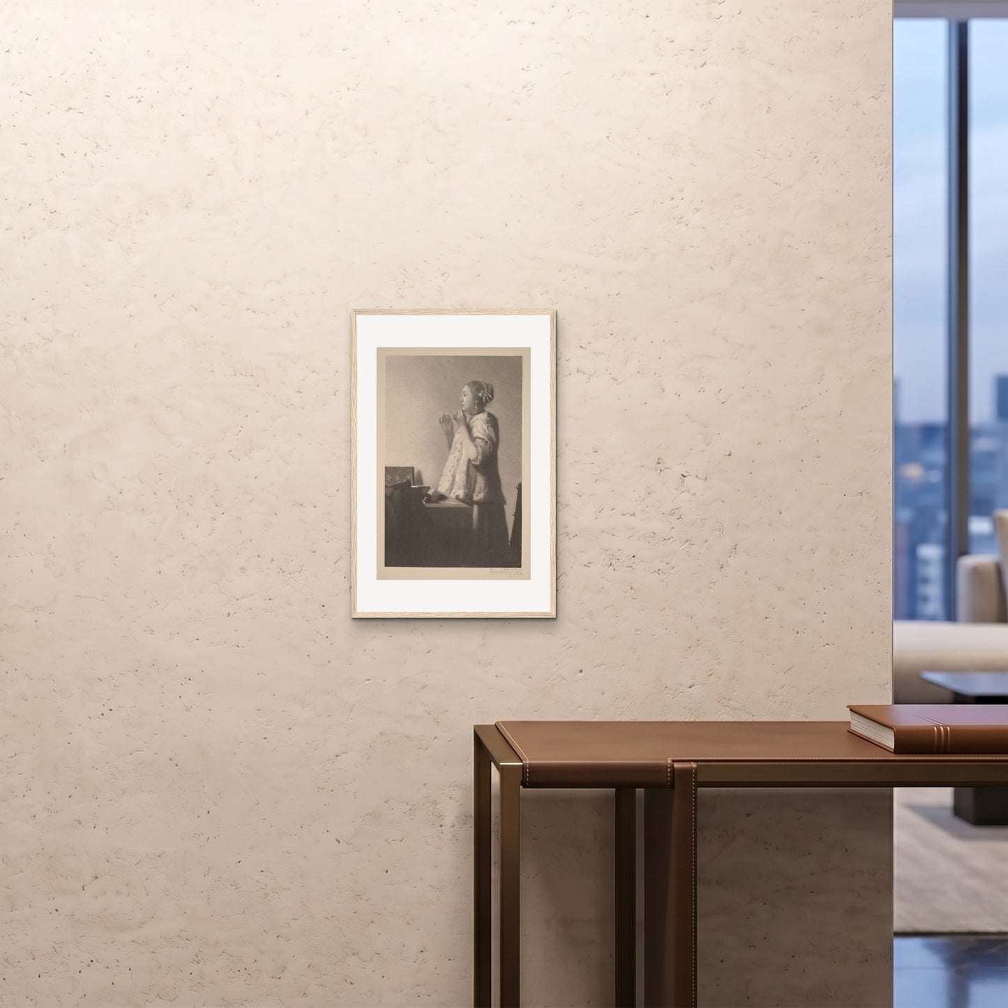 Orlonzo - FRAMED PRINT WOOD 16x2440x60cm ROOM