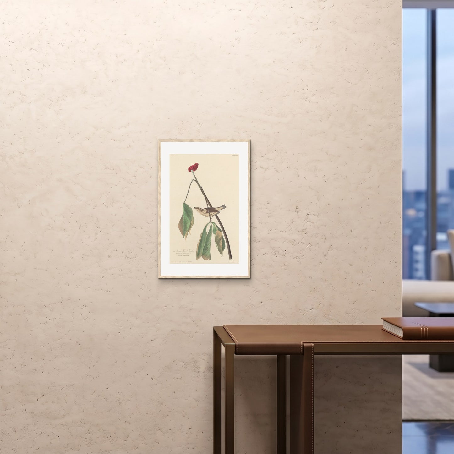 Orlonzo - FRAMED PRINT WOOD 16x2440x60cm ROOM