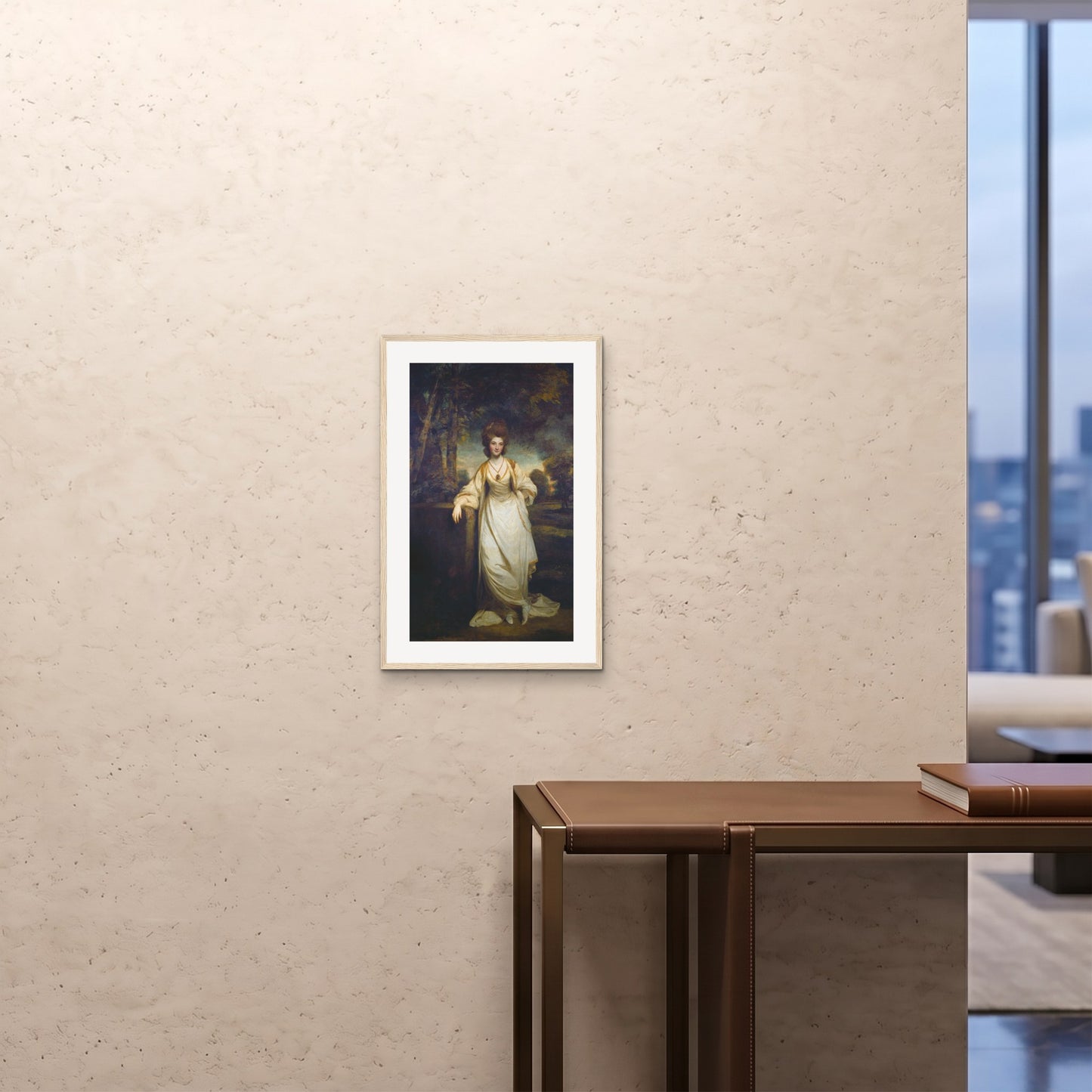 Orlonzo - FRAMED PRINT WOOD 16x2440x60cm ROOM