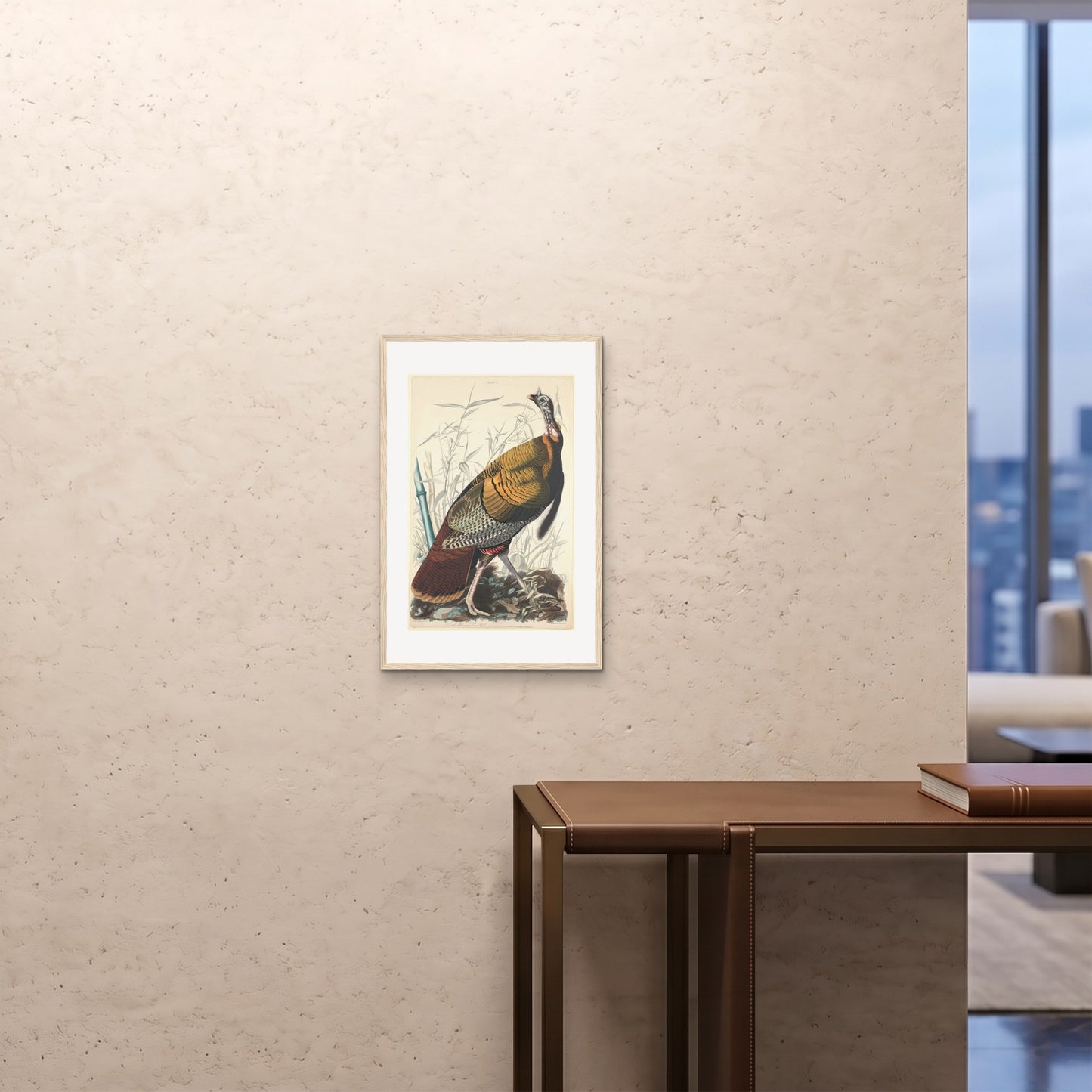Orlonzo - FRAMED PRINT WOOD 16x2440x60cm ROOM