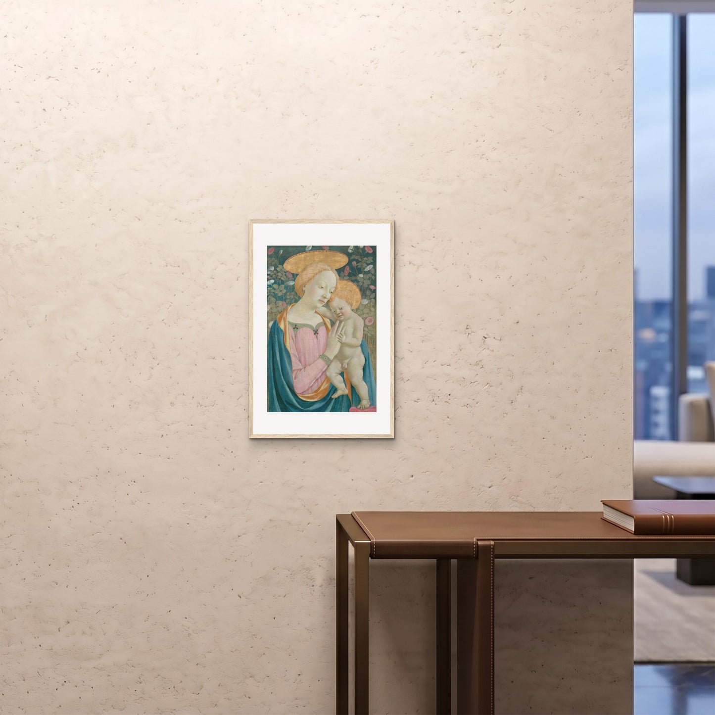Orlonzo - FRAMED PRINT WOOD 16x2440x60cm ROOM