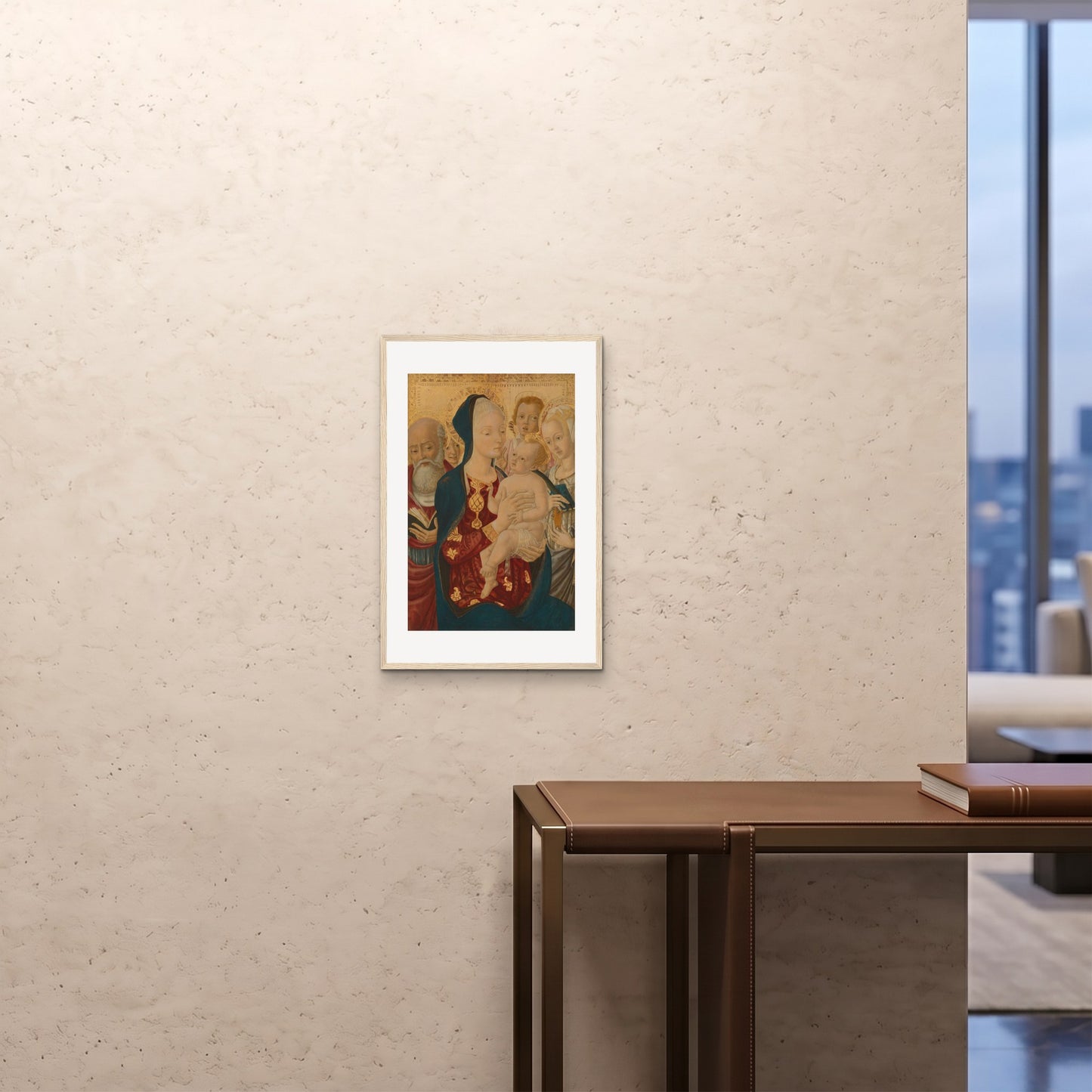 Orlonzo - FRAMED PRINT WOOD 16x2440x60cm ROOM