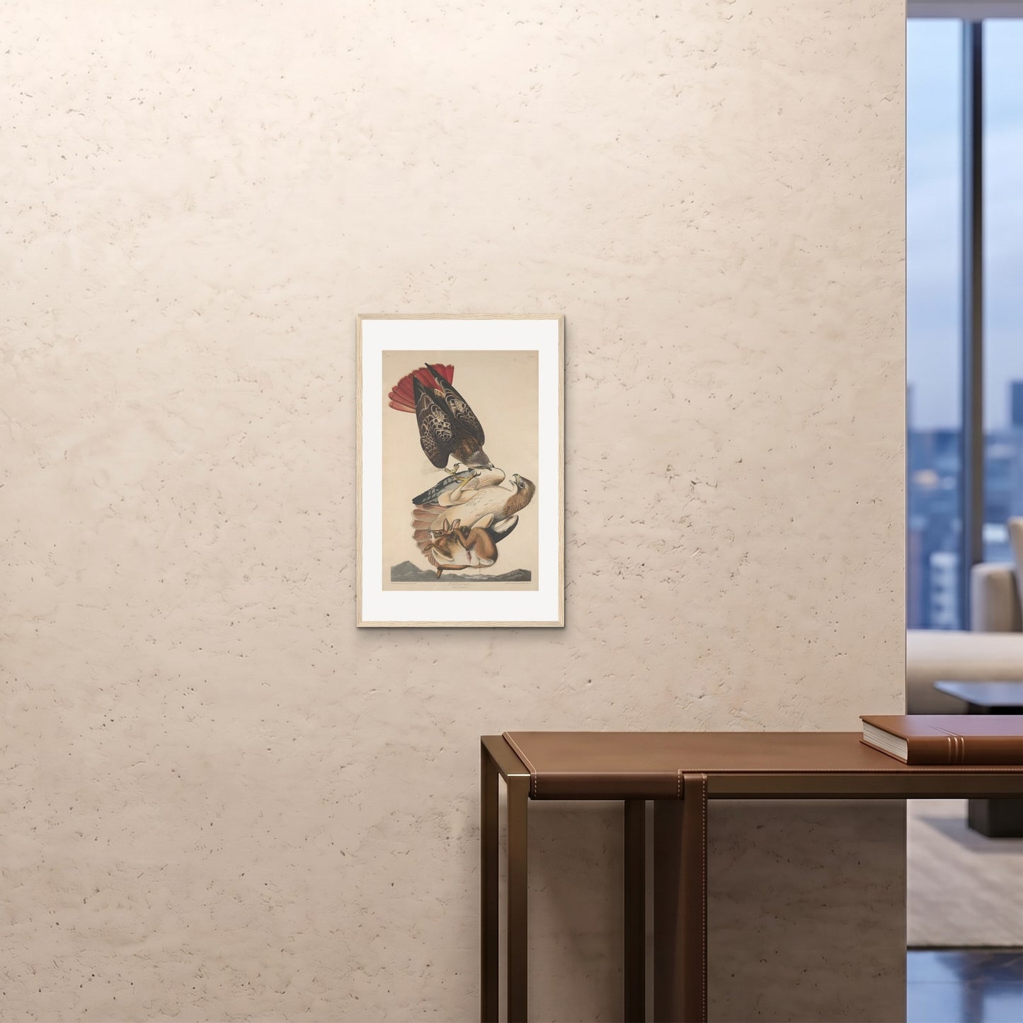 Orlonzo - FRAMED PRINT WOOD 16x2440x60cm ROOM