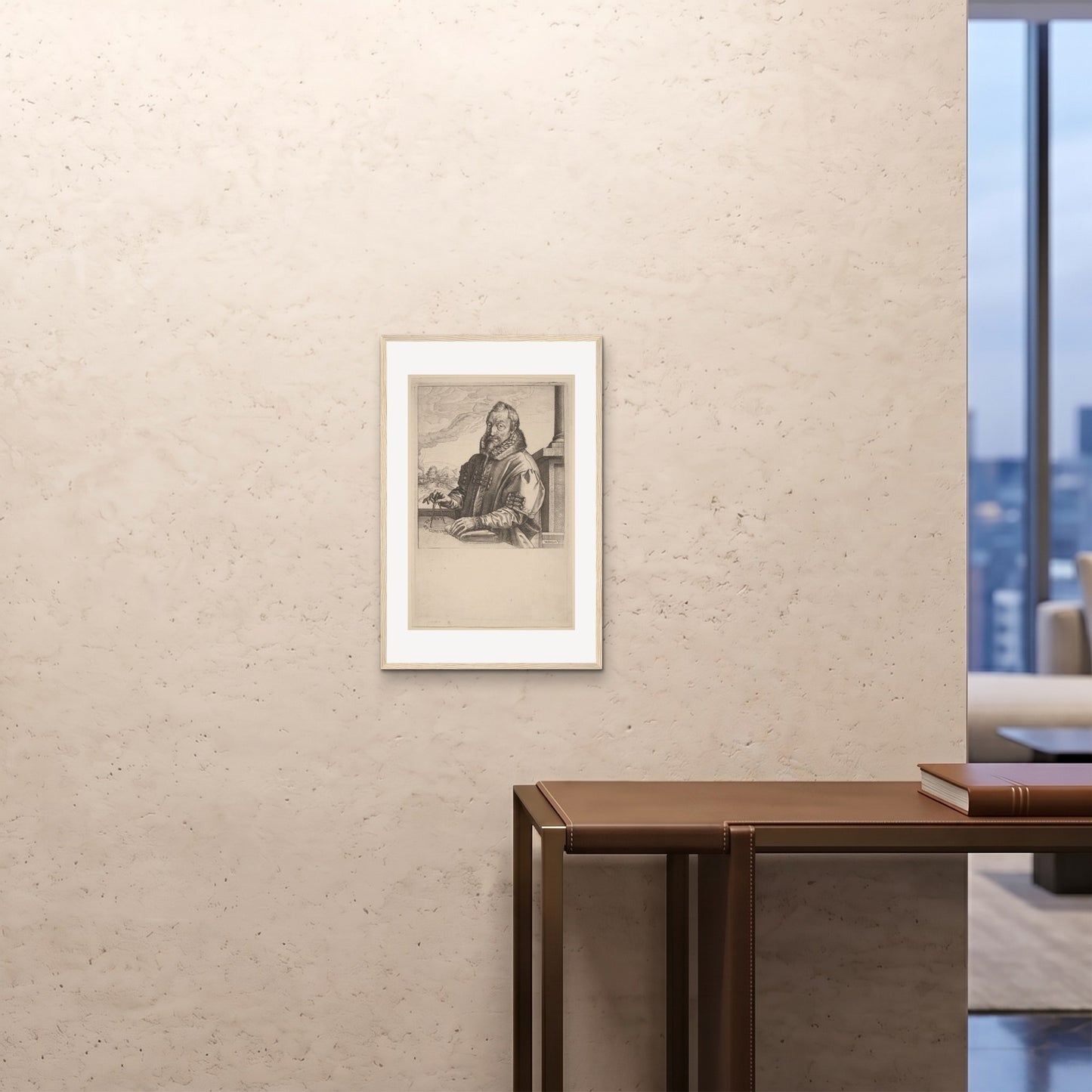 Orlonzo - FRAMED PRINT WOOD 16x2440x60cm ROOM