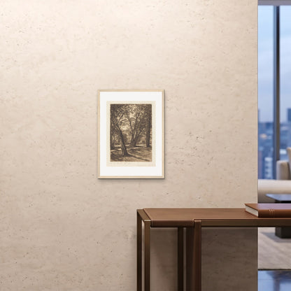Orlonzo - FRAMED PRINT WOOD 18x2445x60cm ROOM