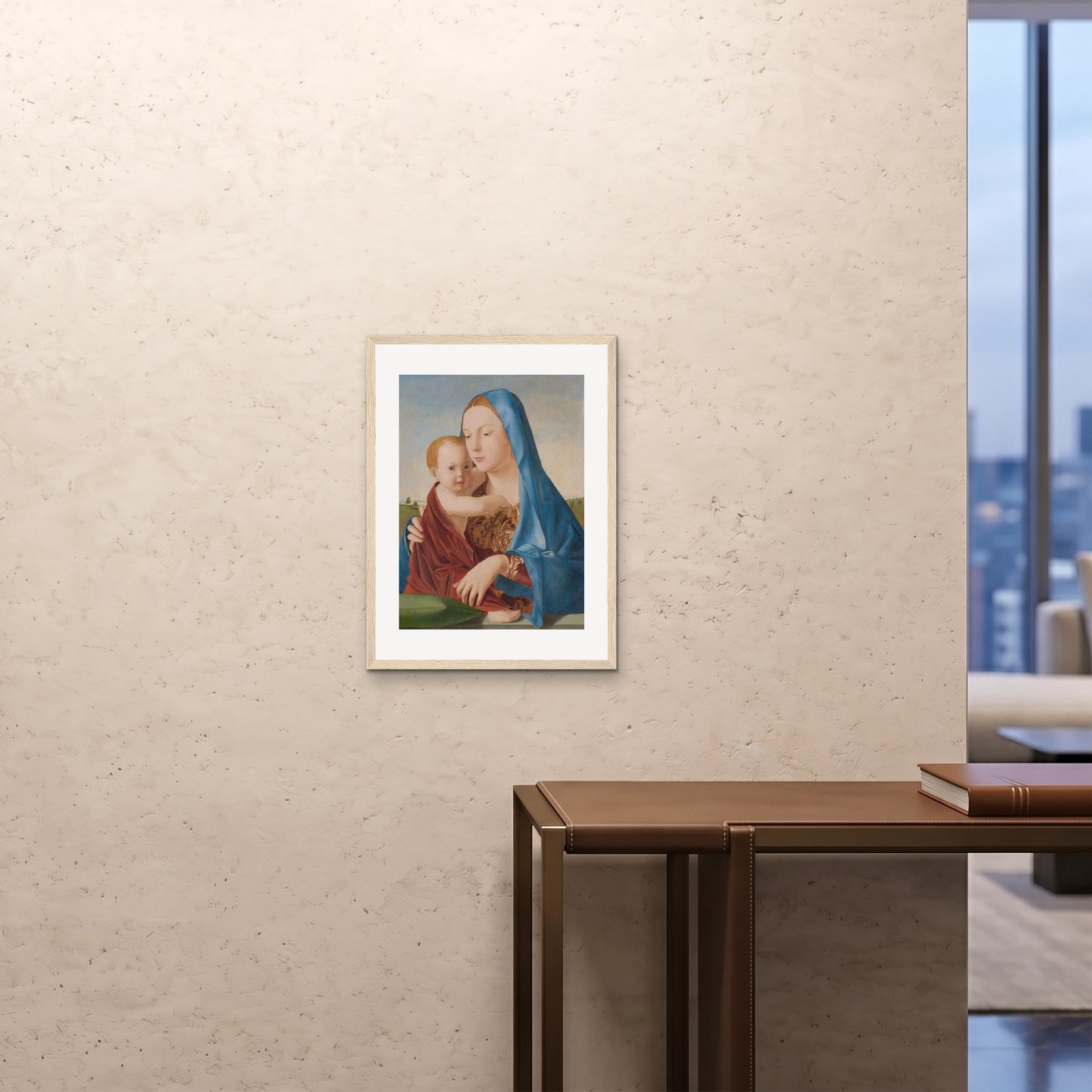Orlonzo - FRAMED PRINT WOOD 18x2445x60cm ROOM