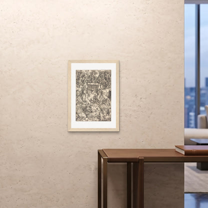Orlonzo - FRAMED PRINT WOOD 20x2850x70cm ROOM