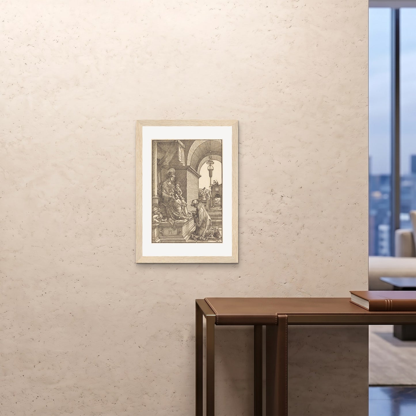 Orlonzo - FRAMED PRINT WOOD 20x2850x70cm ROOM