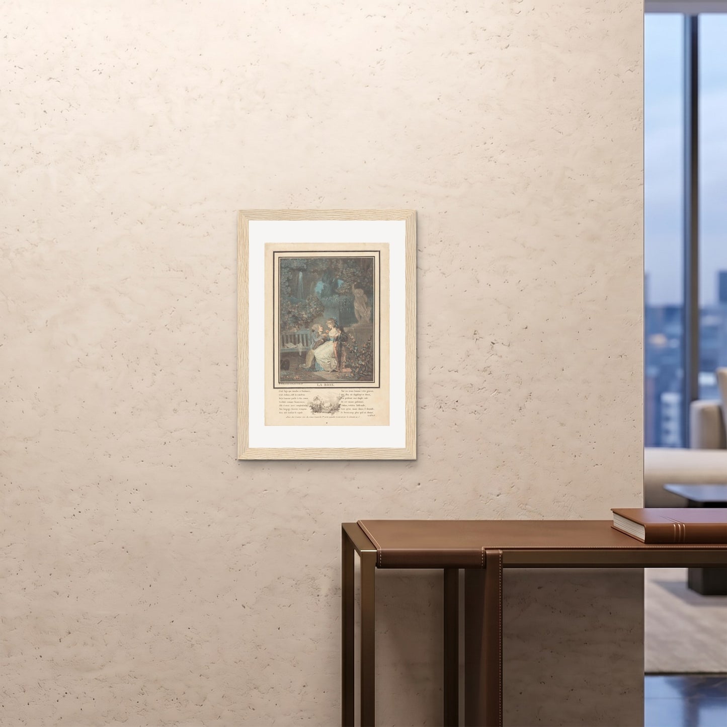Orlonzo - FRAMED PRINT WOOD 20x2850x70cm ROOM