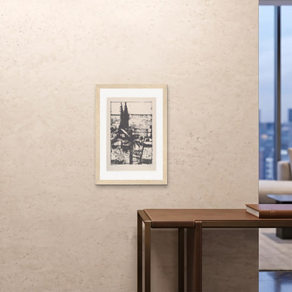 Orlonzo - FRAMED PRINT WOOD 20x2850x70cm ROOM