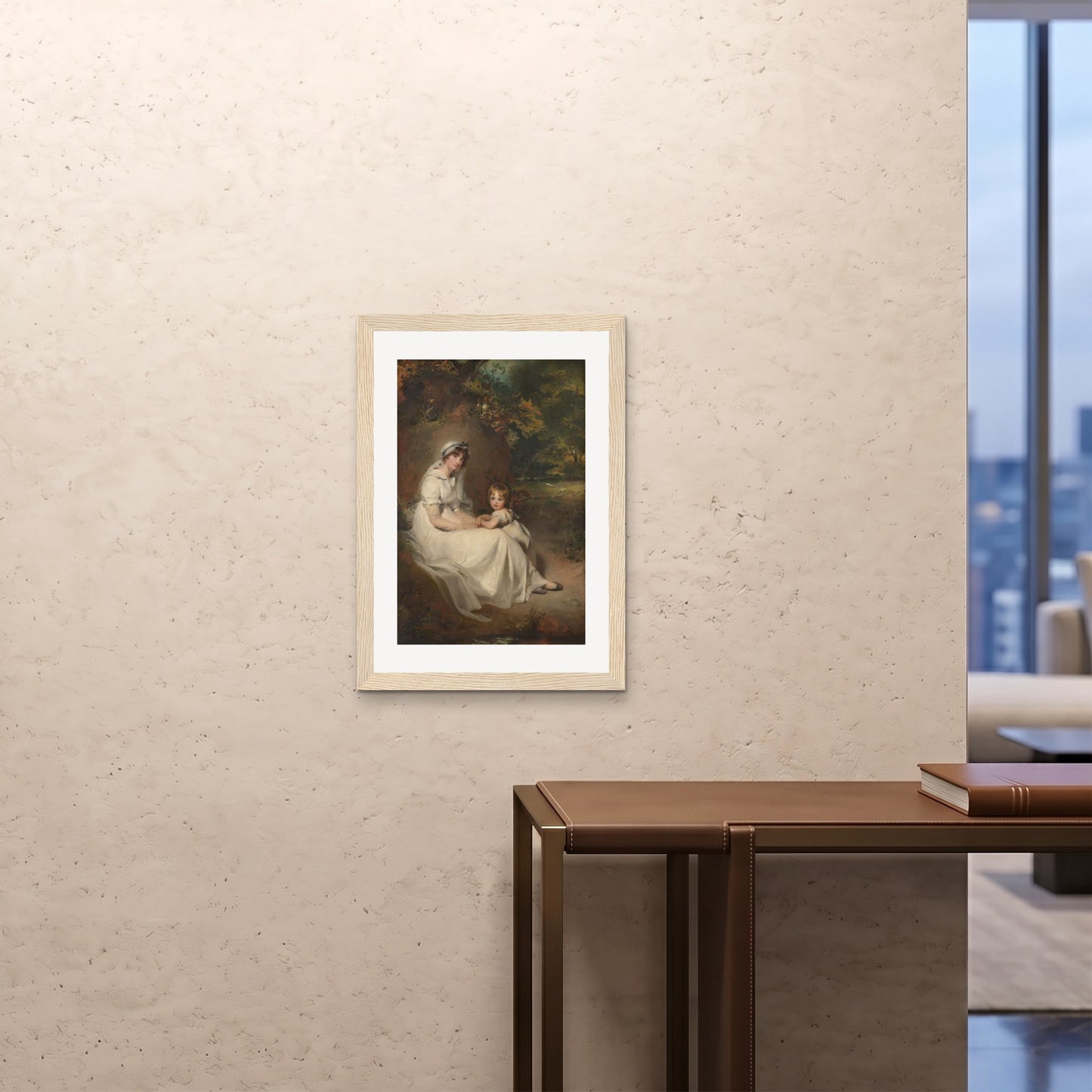 Orlonzo - FRAMED PRINT WOOD 20x2850x70cm ROOM