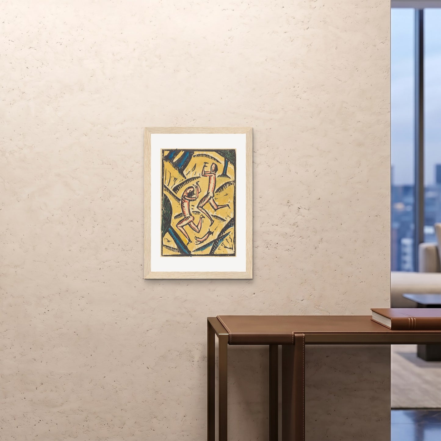 Orlonzo - FRAMED PRINT WOOD 20x2850x70cm ROOM