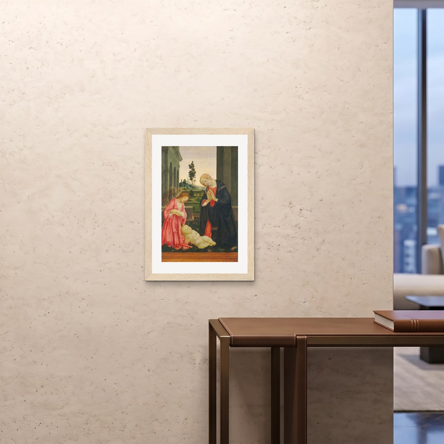 Orlonzo - FRAMED PRINT WOOD 20x2850x70cm ROOM