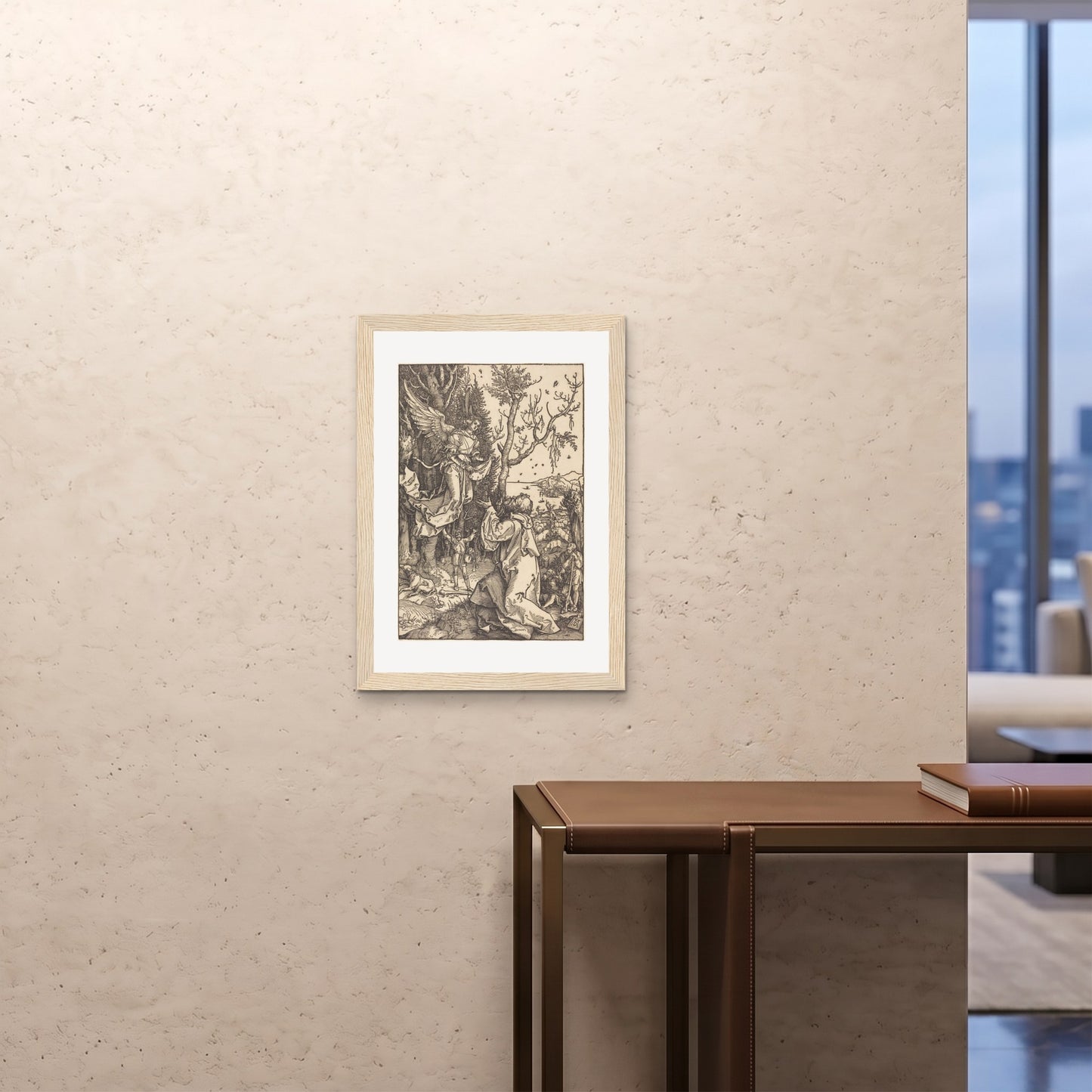 Orlonzo - FRAMED PRINT WOOD 20x2850x70cm ROOM