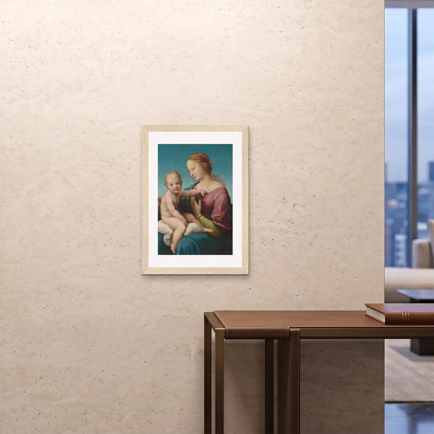 Orlonzo - FRAMED PRINT WOOD 20x2850x70cm ROOM