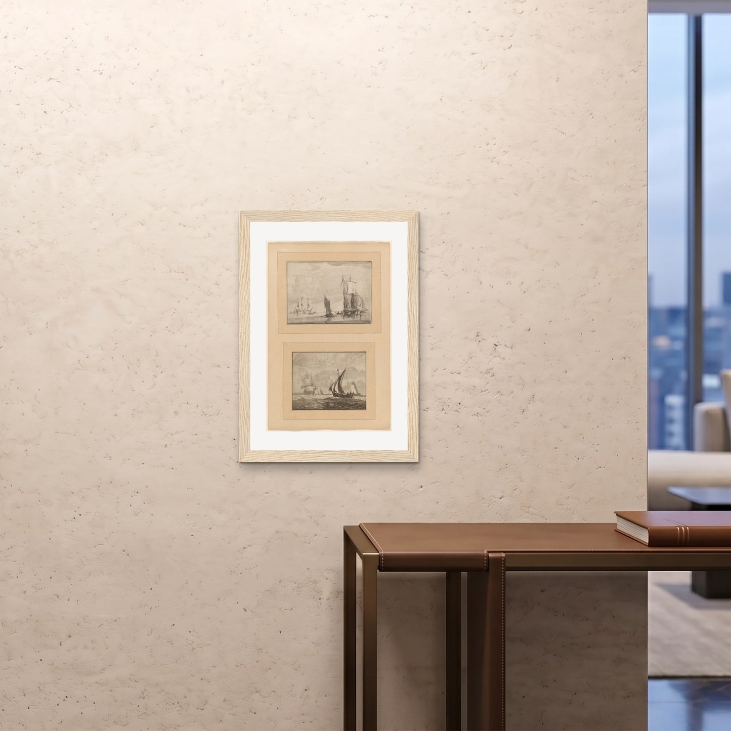 Orlonzo - FRAMED PRINT WOOD 20x2850x70cm ROOM