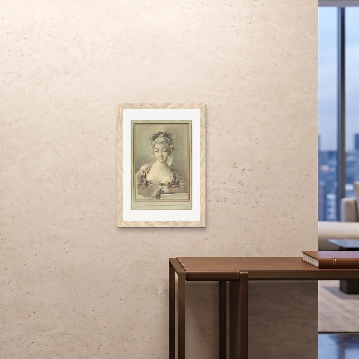 Orlonzo - FRAMED PRINT WOOD 20x2850x70cm ROOM