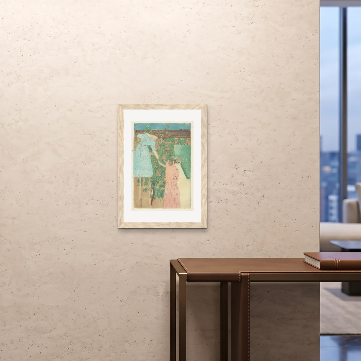 Orlonzo - FRAMED PRINT WOOD 20x2850x70cm ROOM