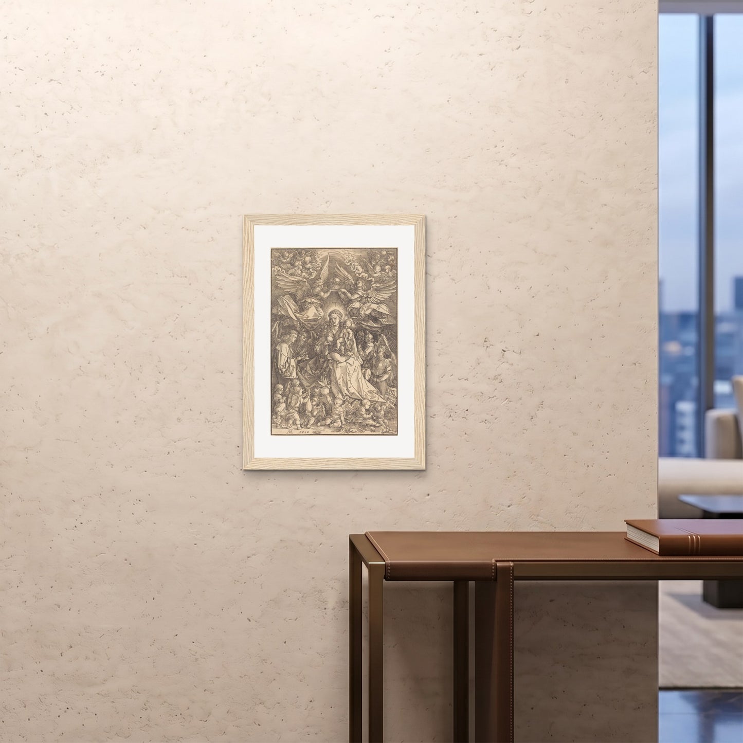 Orlonzo - FRAMED PRINT WOOD 20x2850x70cm ROOM