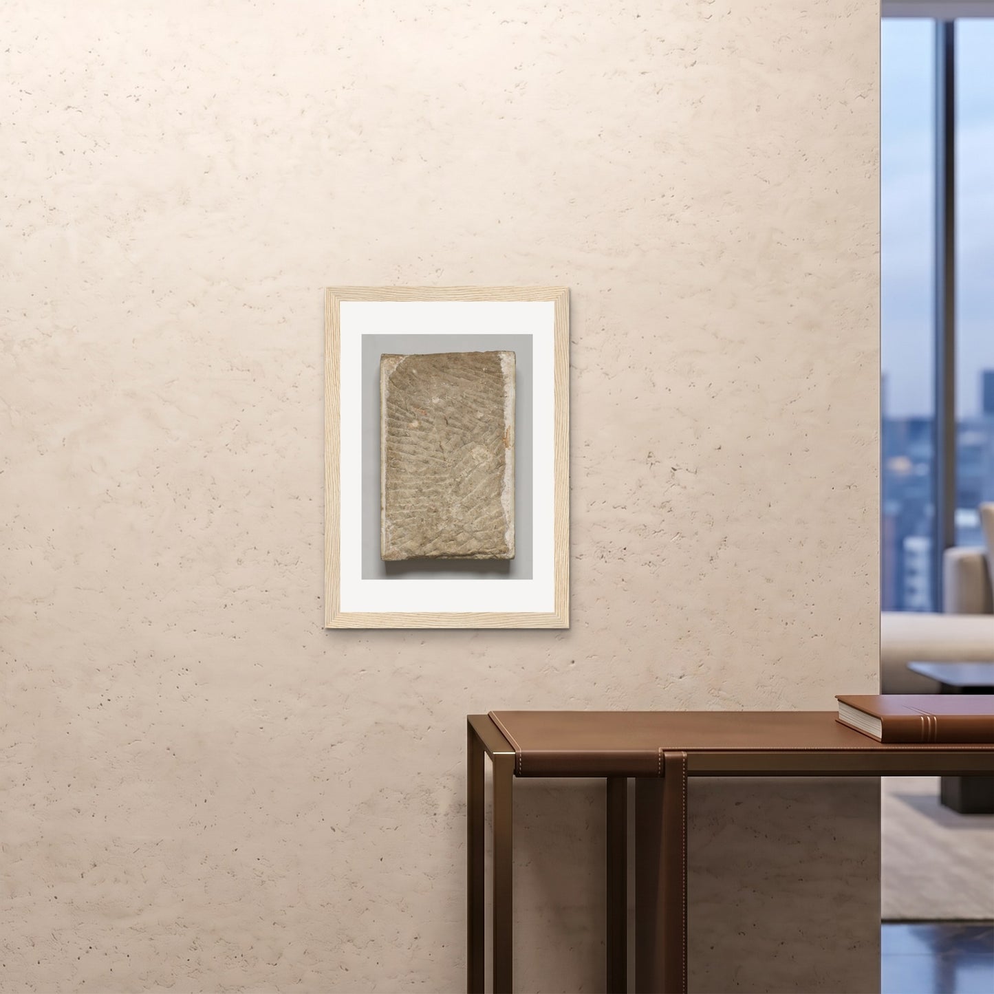 Orlonzo - FRAMED PRINT WOOD 20x2850x70cm ROOM