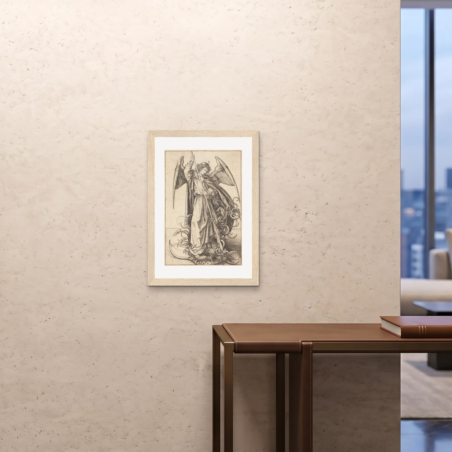 Orlonzo - FRAMED PRINT WOOD 20x2850x70cm ROOM