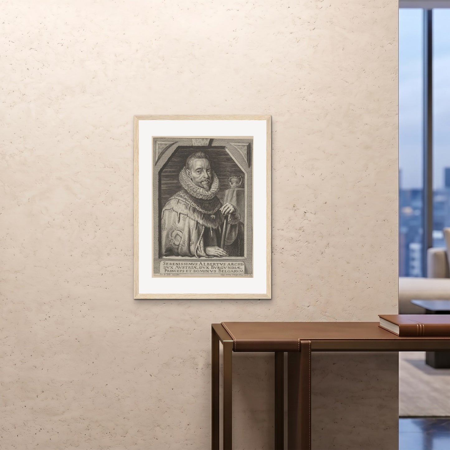 Orlonzo - FRAMED PRINT WOOD 24x3260x80cm ROOM