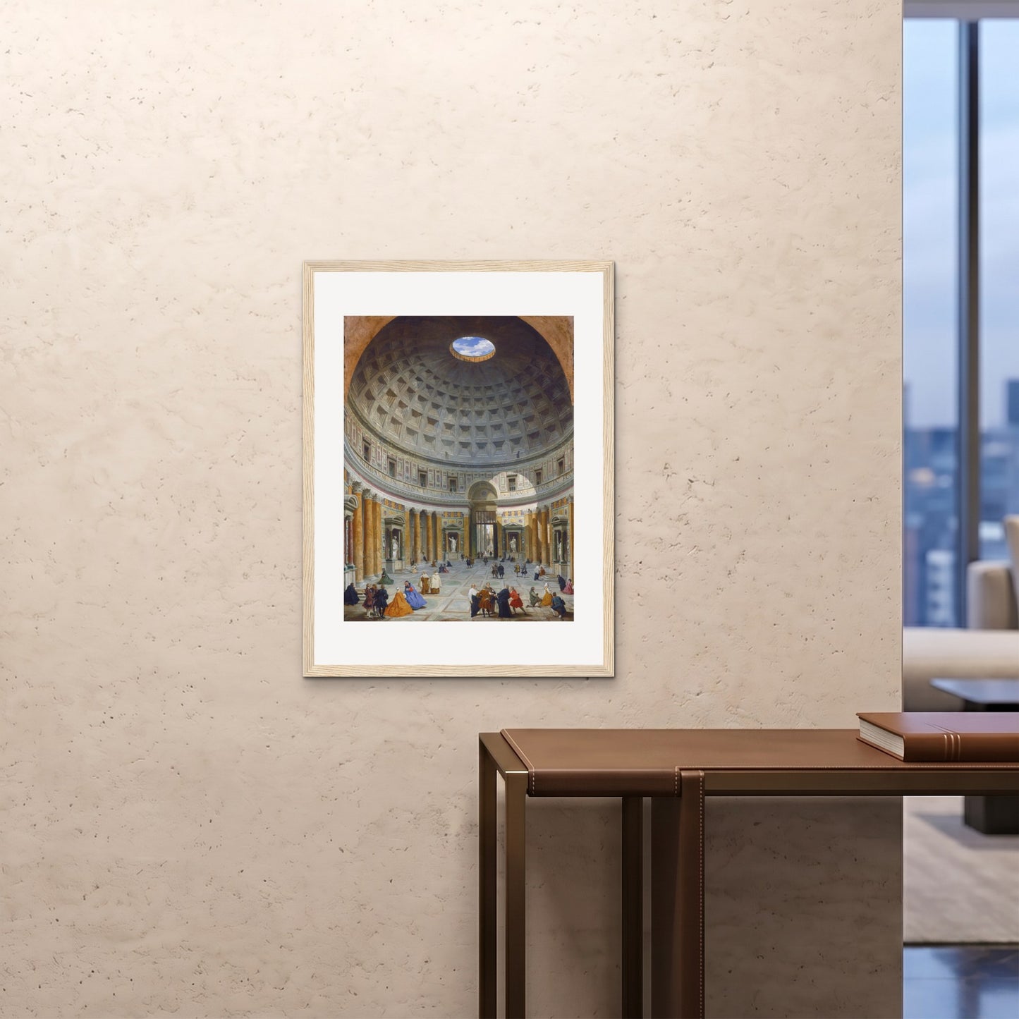 Orlonzo - FRAMED PRINT WOOD 24x3260x80cm ROOM