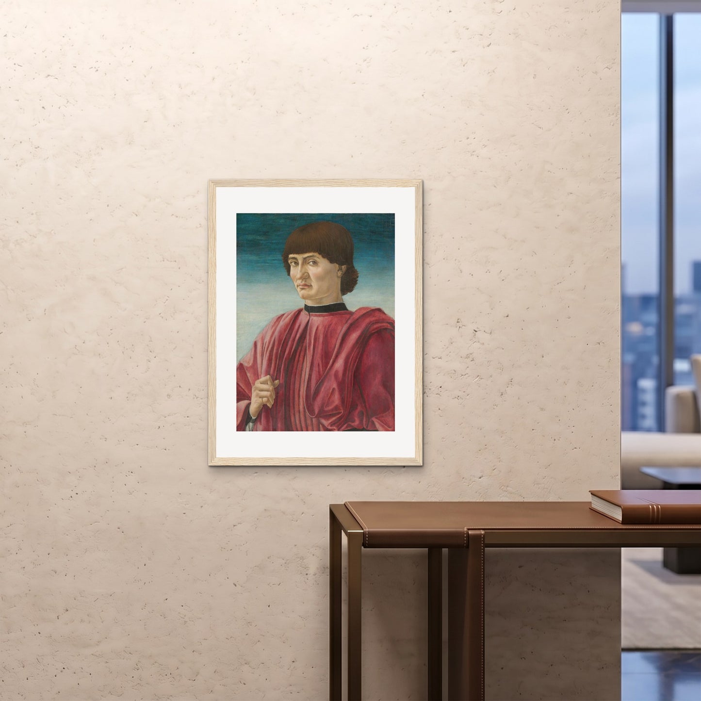 Orlonzo - FRAMED PRINT WOOD 24x3260x80cm ROOM