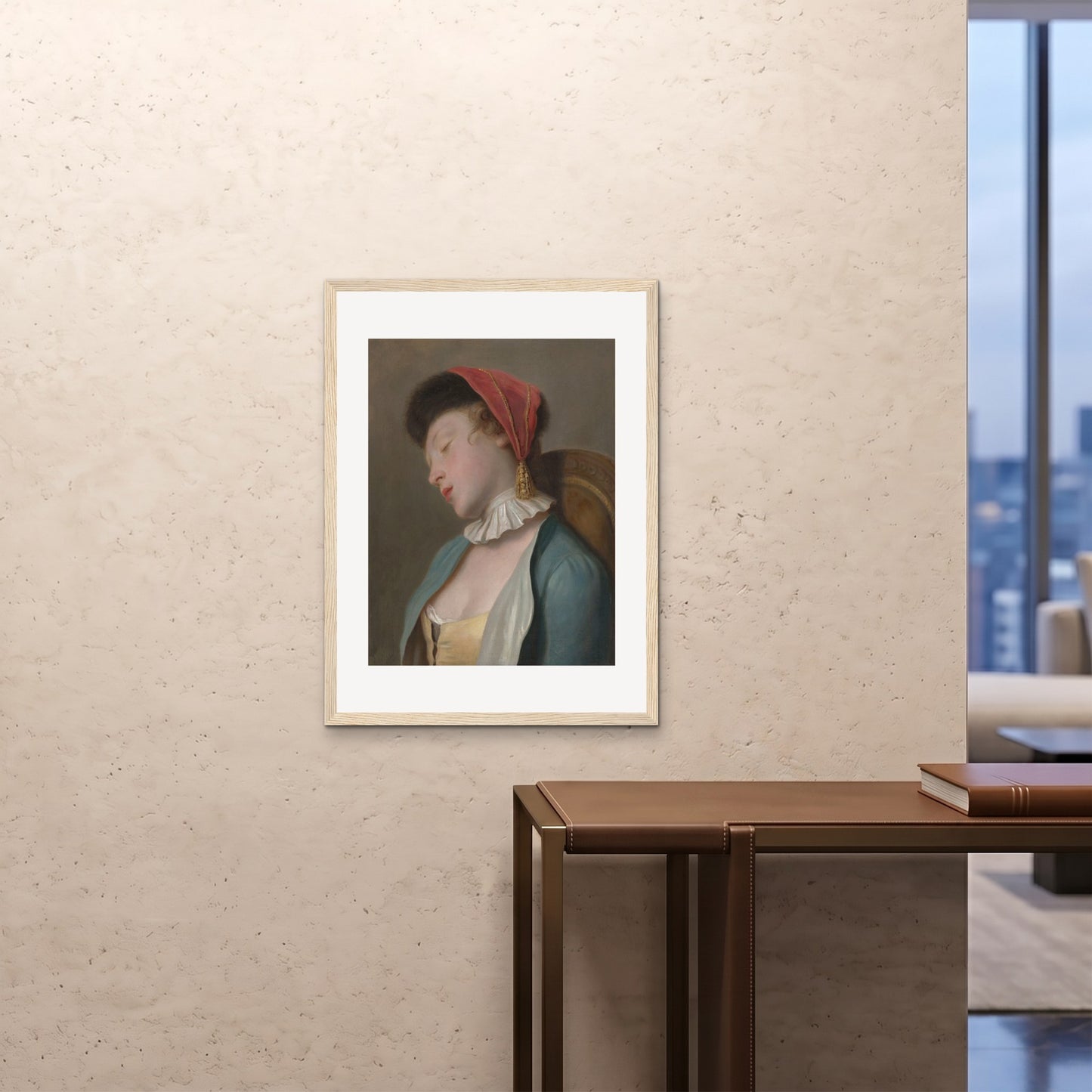 Orlonzo - FRAMED PRINT WOOD 24x3260x80cm ROOM
