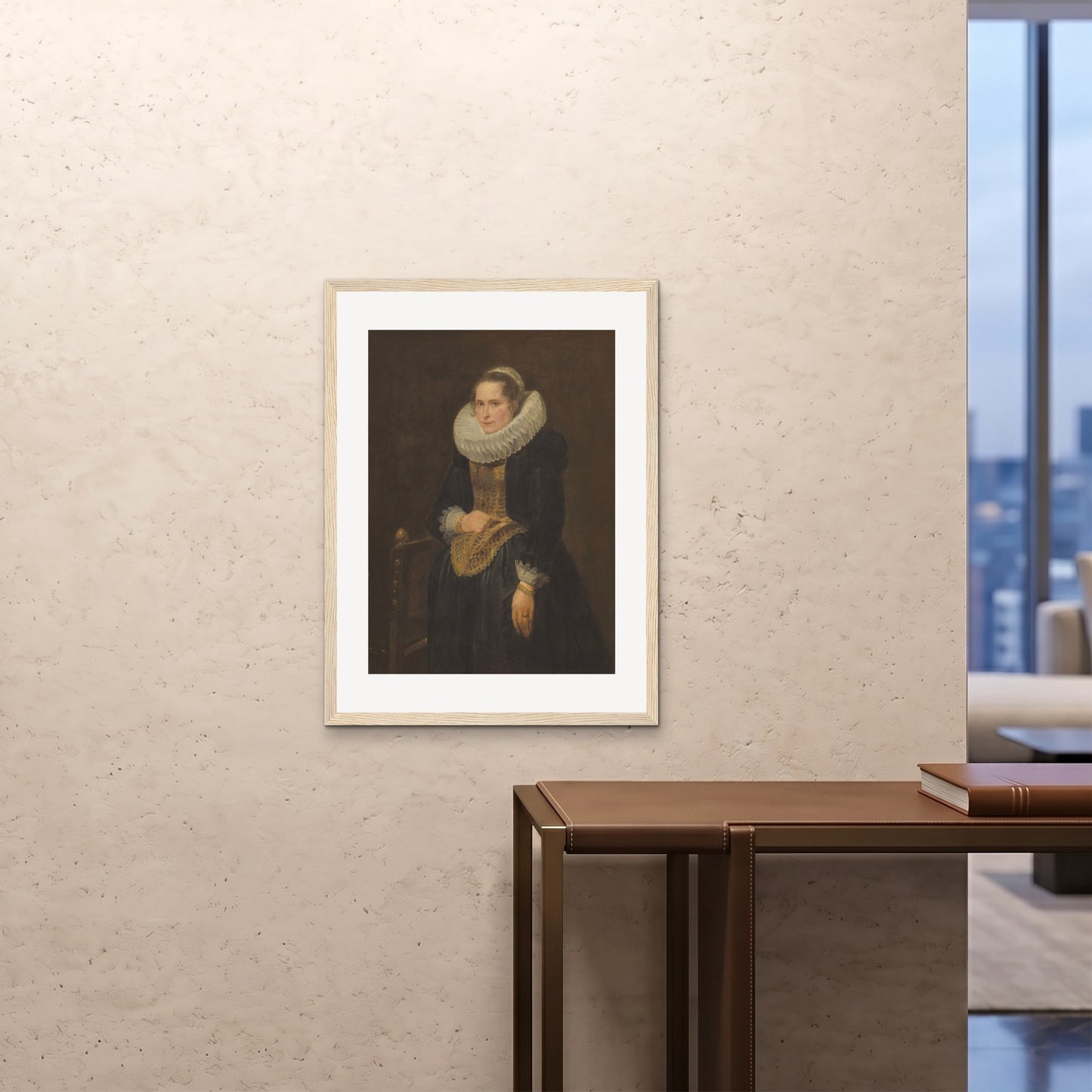 Orlonzo - FRAMED PRINT WOOD 24x3260x80cm ROOM