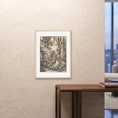 Orlonzo - FRAMED PRINT WOOD 24x3260x80cm ROOM