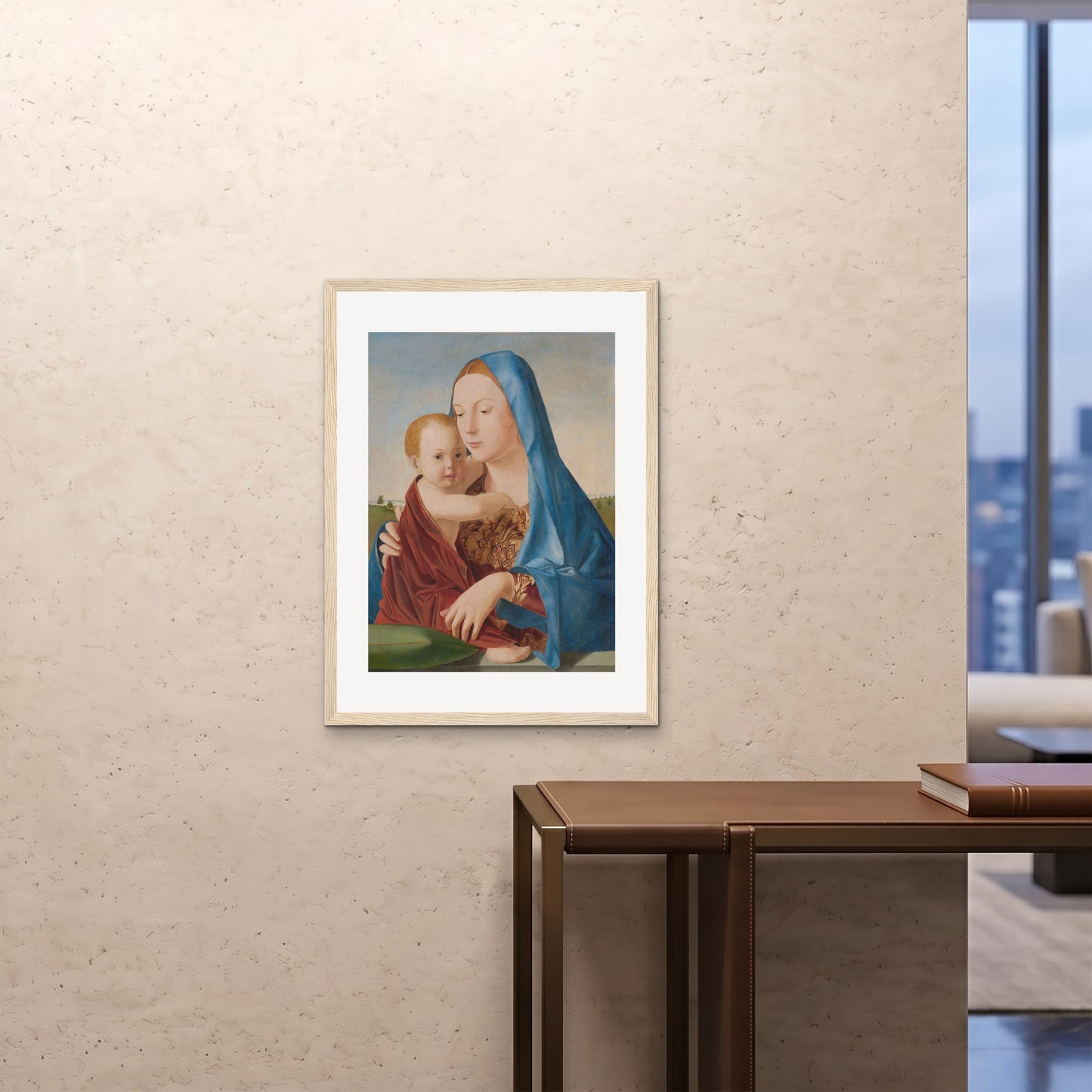 Orlonzo - FRAMED PRINT WOOD 24x3260x80cm ROOM