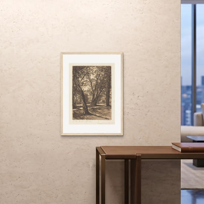 Orlonzo - FRAMED PRINT WOOD 24x3260x80cm ROOM