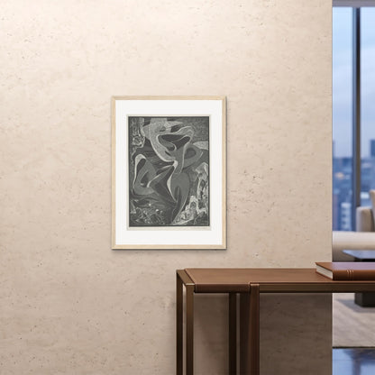 Orlonzo - FRAMED PRINT WOOD 24x3260x80cm ROOM