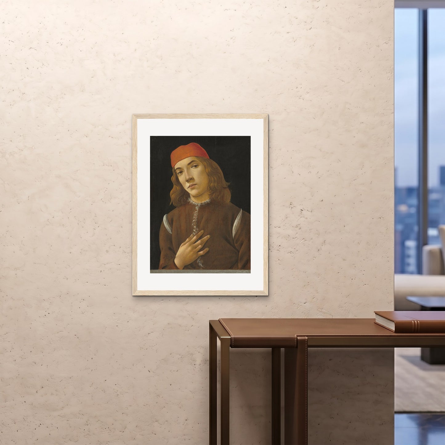 Orlonzo - FRAMED PRINT WOOD 24x3260x80cm ROOM