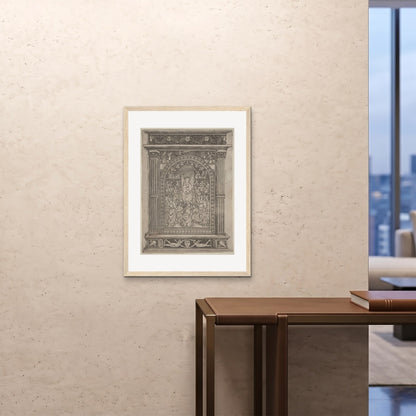 Orlonzo - FRAMED PRINT WOOD 24x3260x80cm ROOM